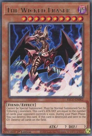 The Wicked Eraser King's Court Yu-Gi-Oh! card