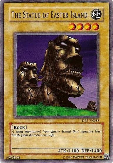 The Statue of Easter Island Dark Beginning 2 Yu-Gi-Oh! card