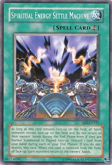 Spiritual Energy Settle Machine Dark Beginning 2 Yu-Gi-Oh! card