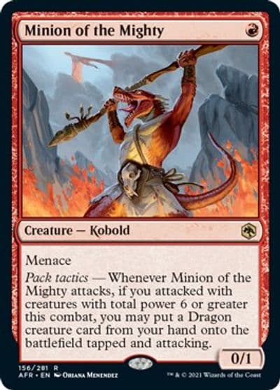 Minion of the Mighty Adventures in the Forgotten Realms Magic card