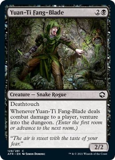 Yuan Ti Fang Blade Adventures in the Forgotten Realms Magic card