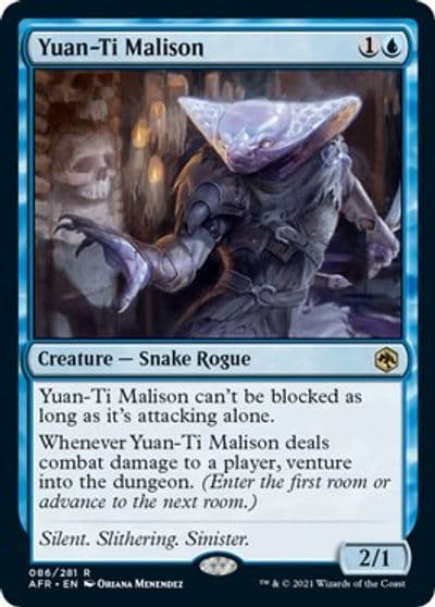 Yuan Ti Malison Adventures in the Forgotten Realms Magic card