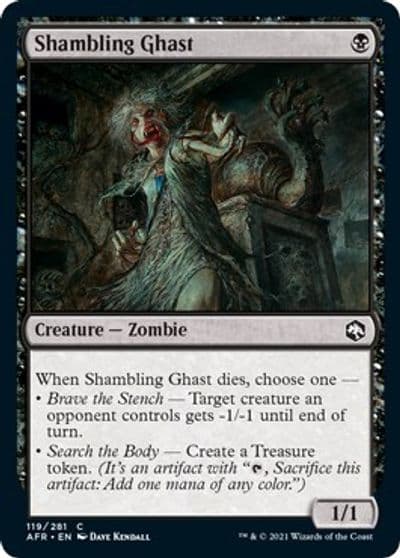 Shambling Ghast Adventures in the Forgotten Realms Magic card