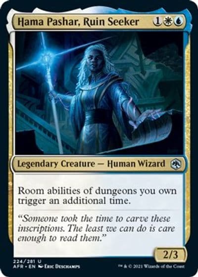 Hama Pashar Ruin Seeker Adventures in the Forgotten Realms Magic card