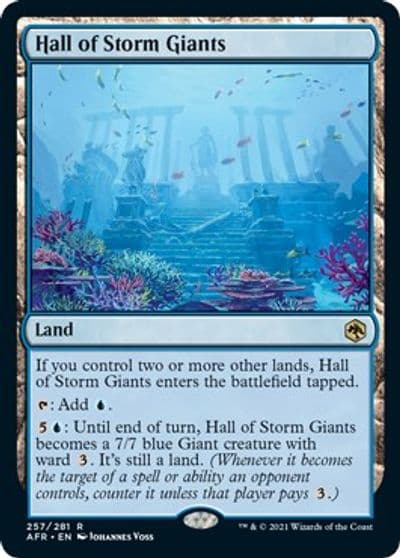 Hall of Storm Giants Adventures in the Forgotten Realms Magic card
