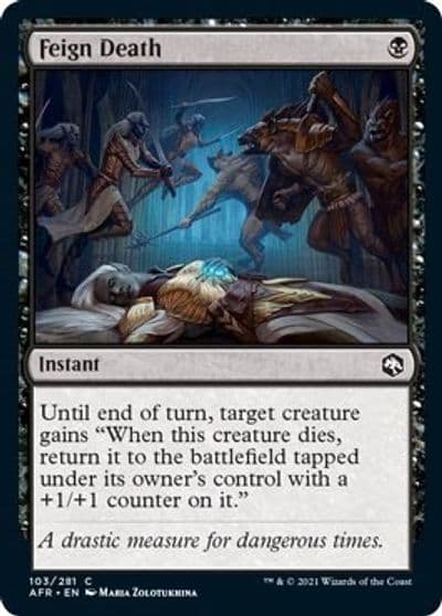 Feign Death Adventures in the Forgotten Realms Magic card