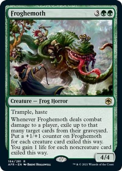 Froghemoth Adventures in the Forgotten Realms Magic card