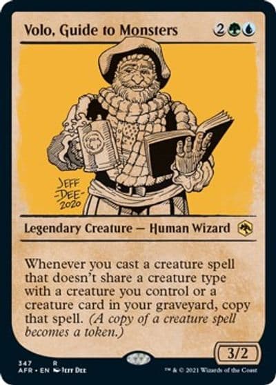 Volo Guide to Monsters Showcase Adventures in the Forgotten Realms Magic card