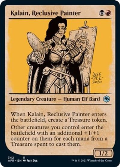 Kalain Reclusive Painter Showcase Adventures in the Forgotten Realms Magic card