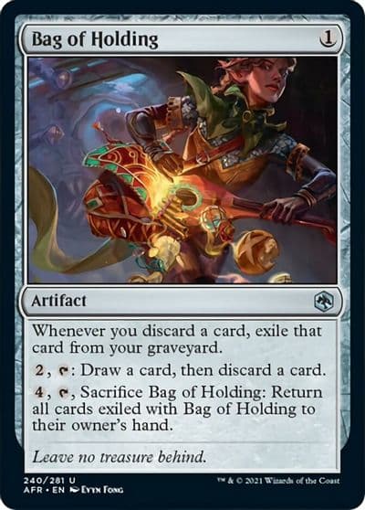 Bag of Holding Adventures in the Forgotten Realms Magic card