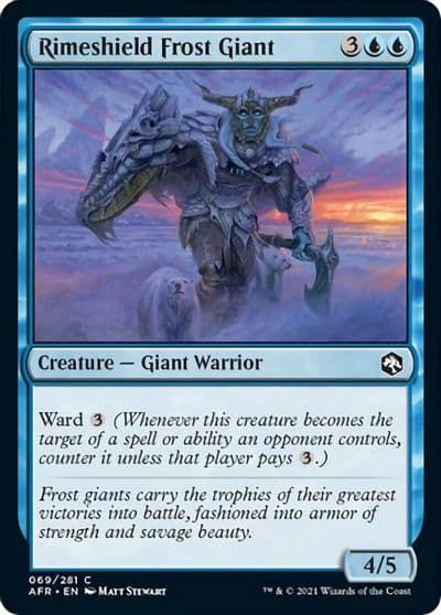 Rimeshield Frost Giant Adventures in the Forgotten Realms Magic card