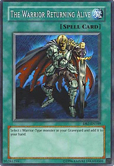 The Warrior Returning Alive Dark Beginning 2 Yu-Gi-Oh! card
