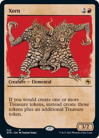 Xorn Showcase Adventures in the Forgotten Realms Magic card