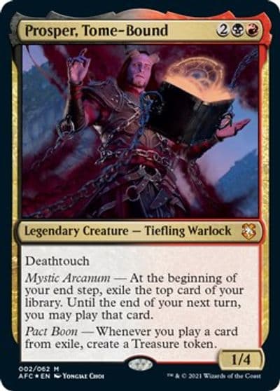 Prosper Tome Bound Commander: Adventures in the Forgotten Realms Magic card