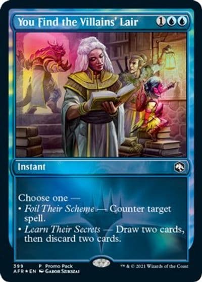 You Find the Villains Lair Promo Pack: Adventures in the Forgotten Realms Magic card