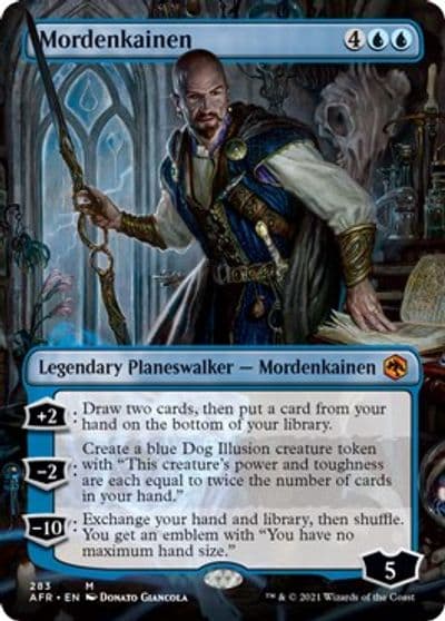 Mordenkainen Borderless Adventures in the Forgotten Realms Magic card