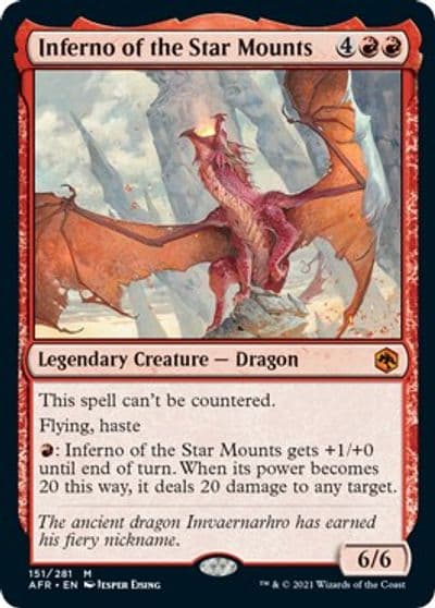 Inferno of the Star Mounts Adventures in the Forgotten Realms Magic card