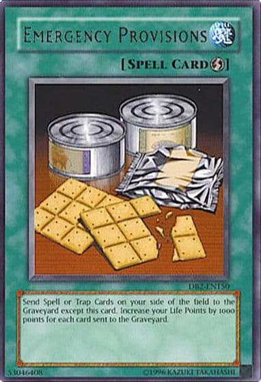 Emergency Provisions Dark Beginning 2 Yu-Gi-Oh! card