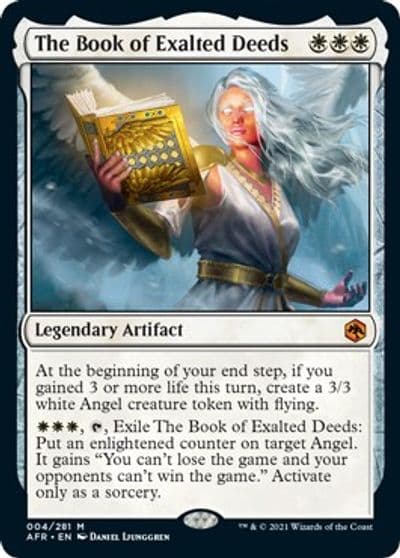 The Book of Exalted Deeds Adventures in the Forgotten Realms Magic card