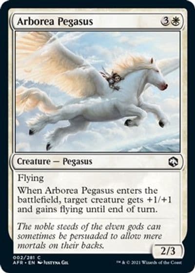 Arborea Pegasus Adventures in the Forgotten Realms Magic card