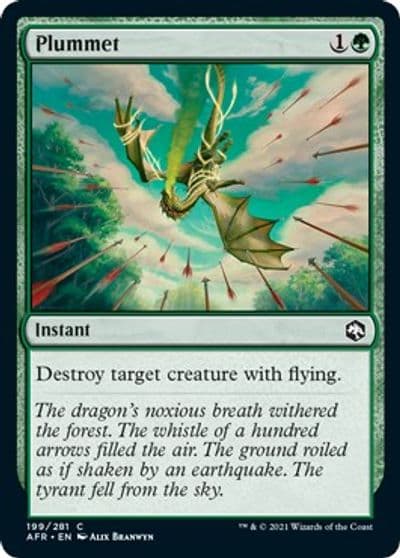 Plummet Adventures in the Forgotten Realms Magic card