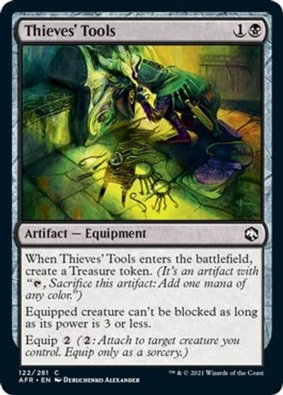Thieves Tools Adventures in the Forgotten Realms Magic card