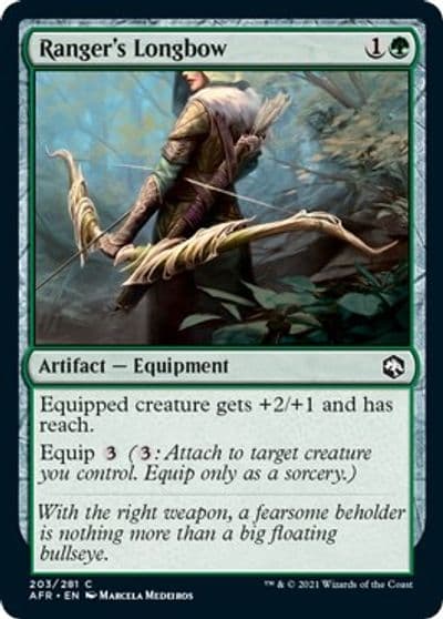 Rangers Longbow Adventures in the Forgotten Realms Magic card
