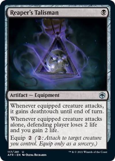 Reapers Talisman Adventures in the Forgotten Realms Magic card