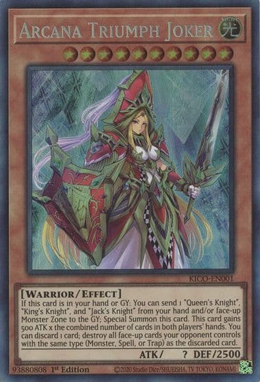 Arcana Triumph Joker CR King's Court Yu-Gi-Oh! card