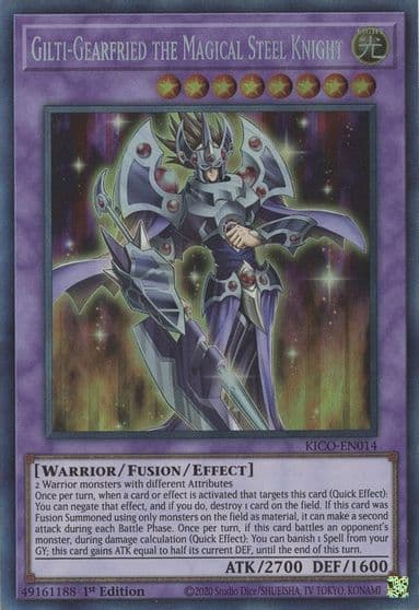 Gilti Gearfried the Magical Steel Knight CR King's Court Yu-Gi-Oh! card