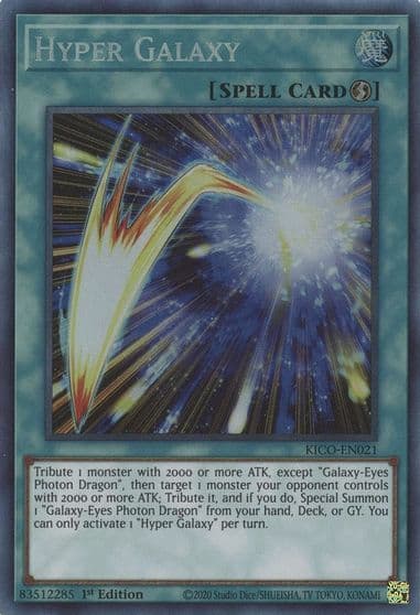Hyper Galaxy CR King's Court Yu-Gi-Oh! card