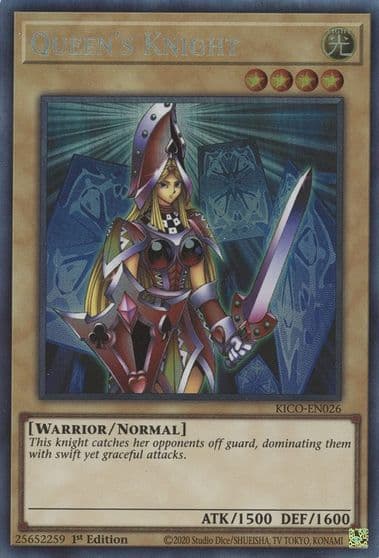 Queens Knight CR King's Court Yu-Gi-Oh! card
