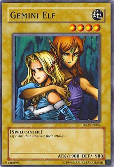 Gemini Elf Dark Beginning 2 Yu-Gi-Oh! card