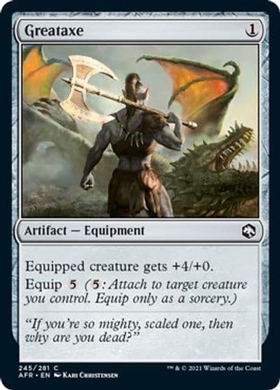 Greataxe Adventures in the Forgotten Realms Magic card
