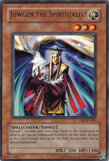 Jowgen the Spiritualist Dark Beginning 2 Yu-Gi-Oh! card