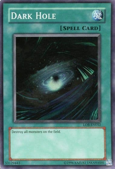 Dark Hole Legend of Blue Eyes White Dragon (Worldwide English) Yu-Gi-Oh! card