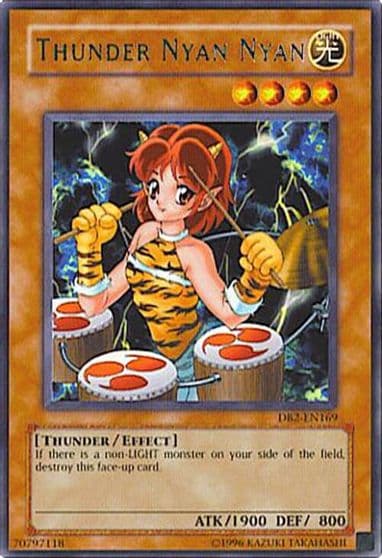 Thunder Nyan Nyan Dark Beginning 2 Yu-Gi-Oh! card