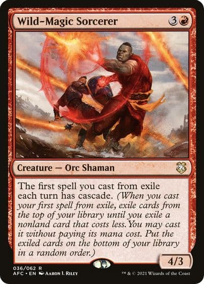 Wild Magic Sorcerer Commander: Adventures in the Forgotten Realms Magic card
