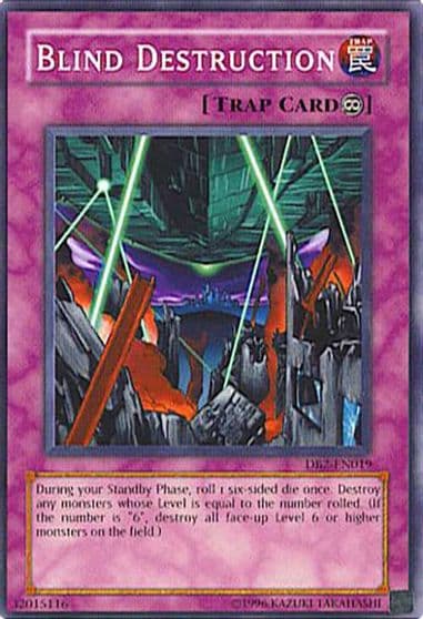 Blind Destruction Dark Beginning 2 Yu-Gi-Oh! card