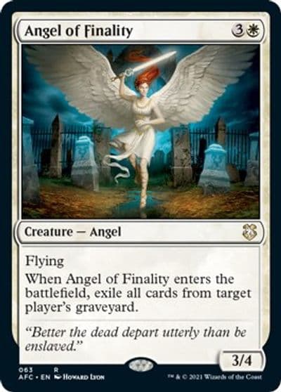 Angel of Finality Commander: Adventures in the Forgotten Realms Magic card