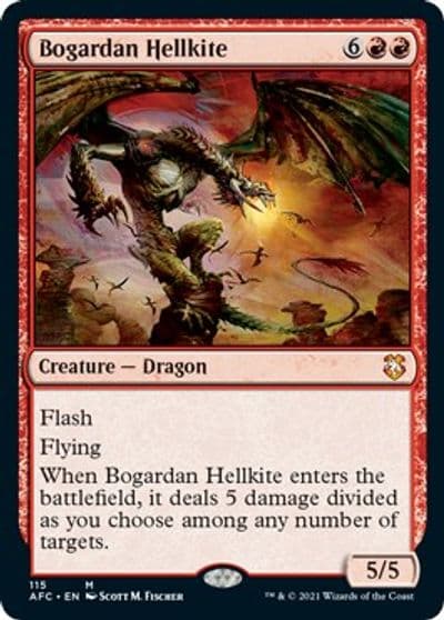 Bogardan Hellkite Commander: Adventures in the Forgotten Realms Magic card