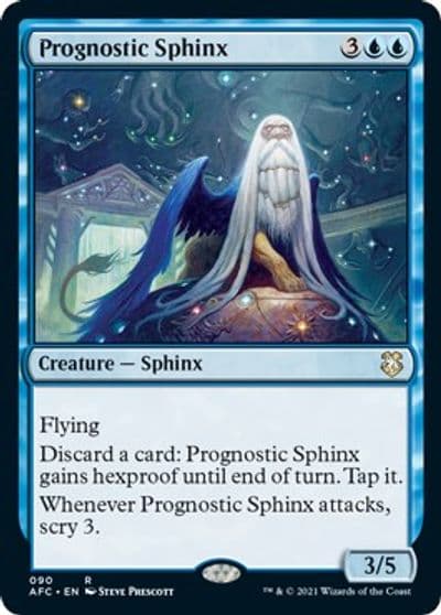 Prognostic Sphinx Commander: Adventures in the Forgotten Realms Magic card