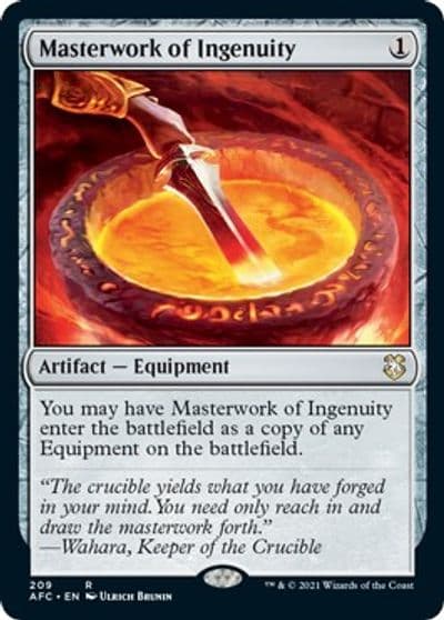 Masterwork of Ingenuity Commander: Adventures in the Forgotten Realms Magic card