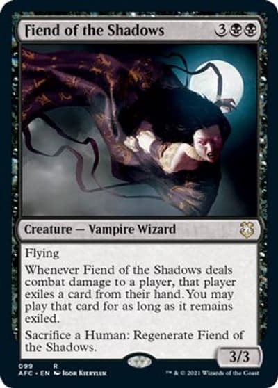 Fiend of the Shadows Commander: Adventures in the Forgotten Realms Magic card