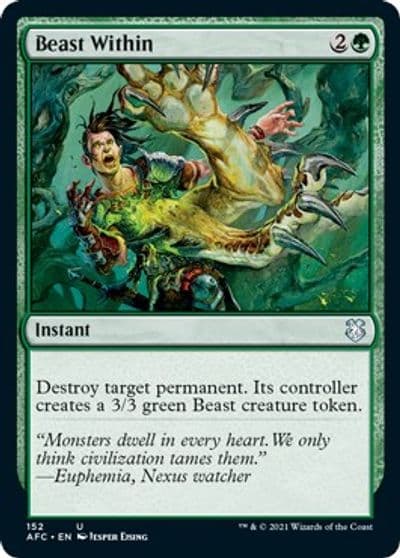 Beast Within Commander: Adventures in the Forgotten Realms Magic card