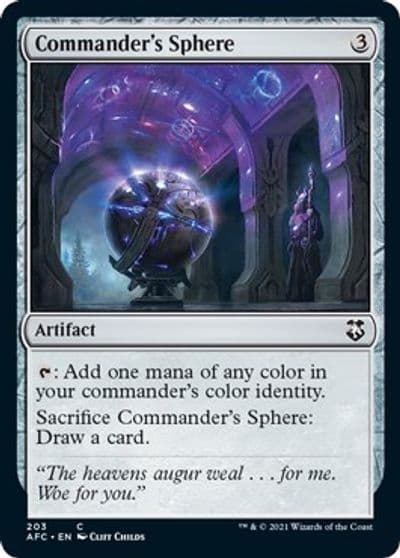 Commanders Sphere Commander: Adventures in the Forgotten Realms Magic card