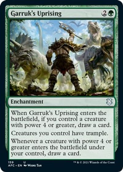 Garruks Uprising Commander: Adventures in the Forgotten Realms Magic card