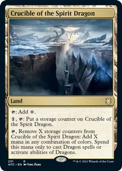 Crucible of the Spirit Dragon Commander: Adventures in the Forgotten Realms Magic card