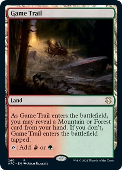 Game Trail Commander: Adventures in the Forgotten Realms Magic card