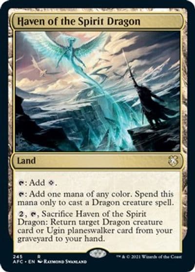 Haven of the Spirit Dragon Commander: Adventures in the Forgotten Realms Magic card